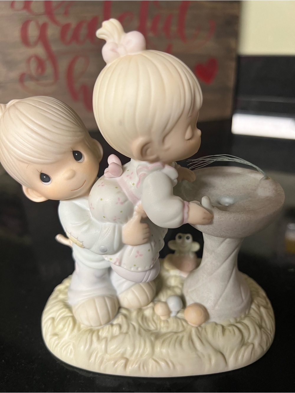 Vintage Precious Moments "Your Love Is So Uplifting" 520675 Boy Lifting Girl Fig